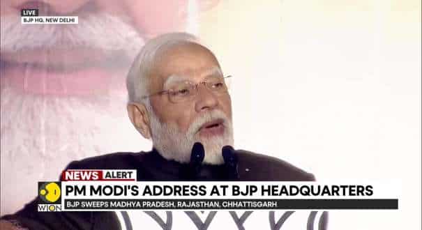 PM Modi's speech at BJP headquarters: 'Every Indian feels today's victory as his own'
