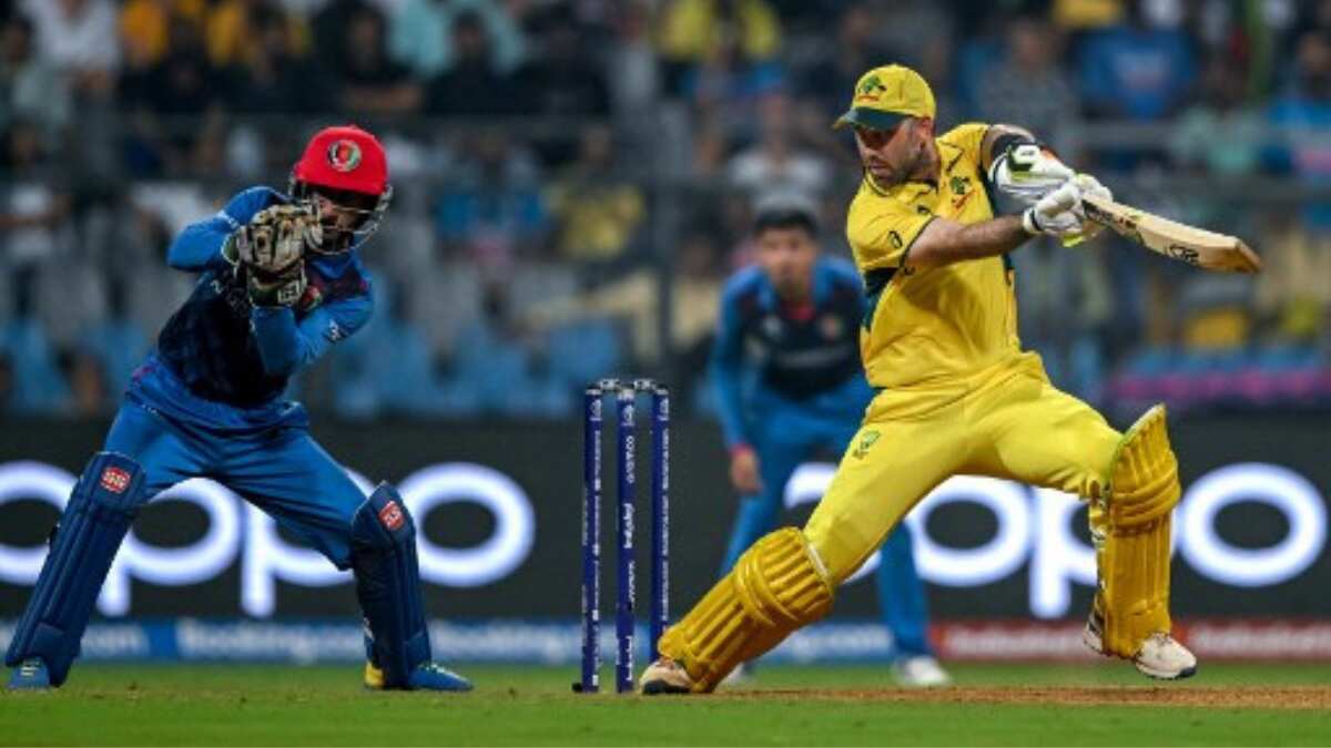 Australia's Glenn Maxwell scored an unbeaten 201 run-innings against Afghanistan on November 7 | AFP